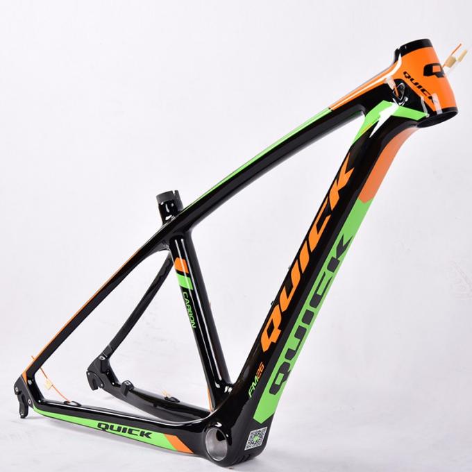 26er Fahrrad Vollkohlenstofffaserrahmen FM26 von Leichtgewicht Mountainbike 1080 Gramm Verjüngtes PF30 verschiedene Farben 2