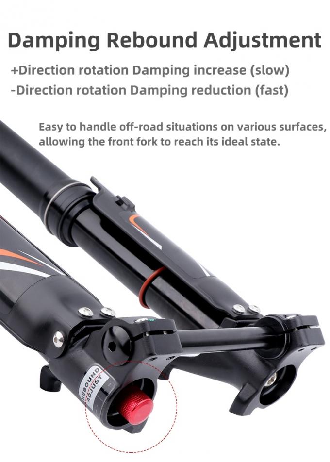 Dnm USD-6s Enduro Moutain Bike Umgekehrte Luftaufhängung Gabel Vordere Aufhängung Gabel 160mm Reisen 5