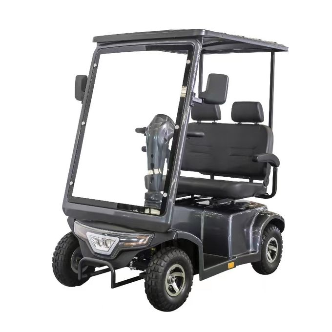 Doppelsitzender 4-Rad-Golf Elektromobilitäts-Scooter mit Schiebereglern und Kopfstütze mit LCD-Display-LED-Beleuchtung 1