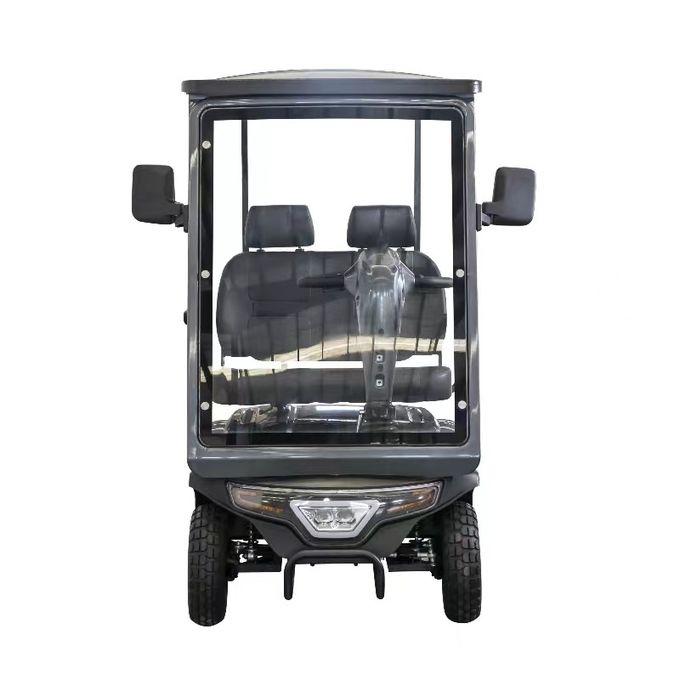 Doppelsitzender 4-Rad-Golf Elektromobilitäts-Scooter mit Schiebereglern und Kopfstütze mit LCD-Display-LED-Beleuchtung 2