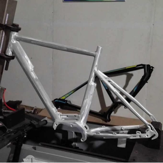 700C Aluminium Kies E-Bike Rahmen, Shimano E6000 elektrische Straßenrad-Kit 1