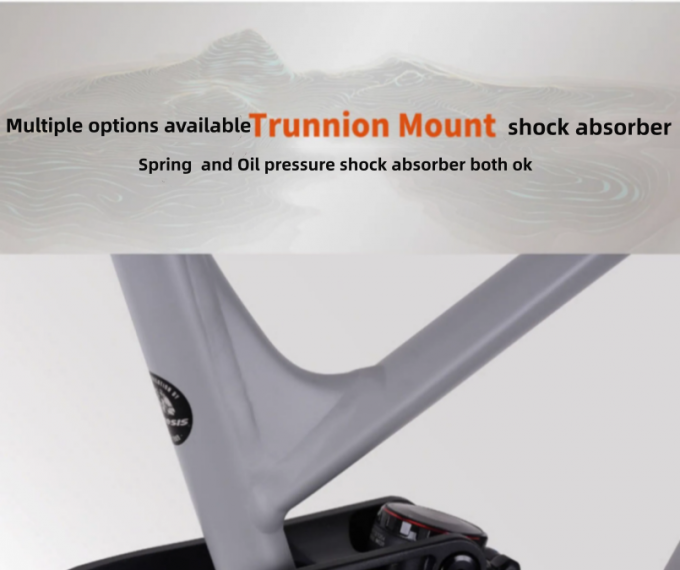 Kinesis TUM616 27.5+ 29er Aluminium Vollfederung Enduro Offroad Soft Tail Mountain Bike Rahmen 5
