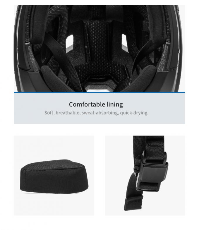 BMX-Fullface-Helm für Erwachsene Abfahrt abseits der Straße Integrierte Shell PC + Inneres EPS und 25 Lüftungsöffnungen Weiß Rot 10