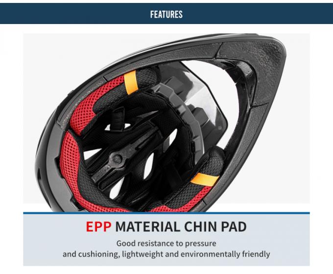 Shell PC Innerer EPS-Helm und Sicherheitsschutz mit abnehmbarem Rand 7