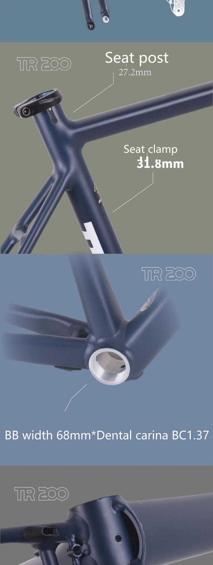 Leichtgewicht 700x32c Aluminium Road Bike Frame Disc Road Racing Alle Größen erhältlich 3