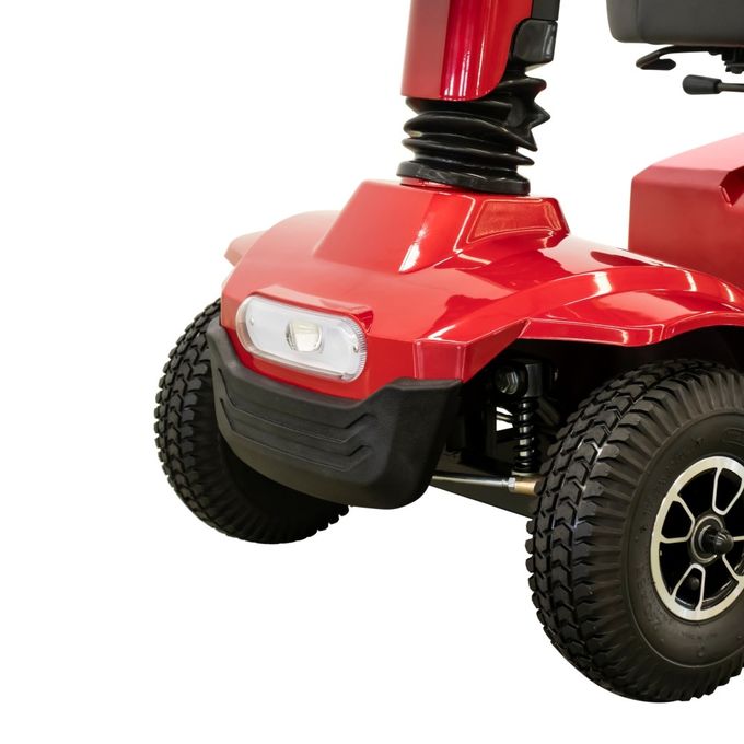 Neue 450W Vierrad-Elektro-Scooter im Freien Einkaufs-Scooter mit Mdr-Zulassung Rot 4
