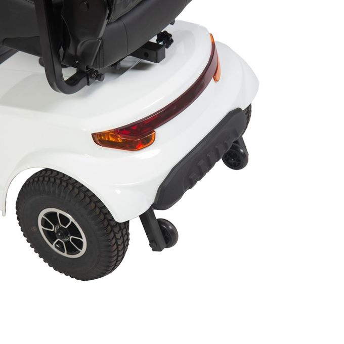 450 Watt Motor Standardgröße Off-Road 4-Rad Elektromobilitätsruder für Erwachsene ohne Batterie Weiß 3